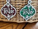 laser   jesus ornaments