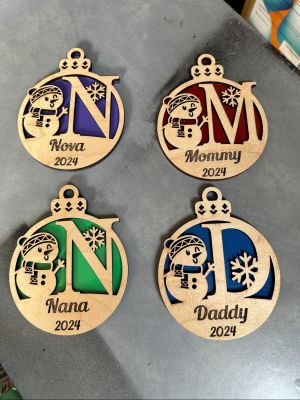 laser   monogram xmas ornaments1  mommy  