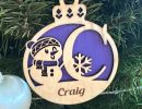 laser   monogram xmas ornaments3  craig 