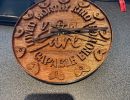 wood   clock  worthy 